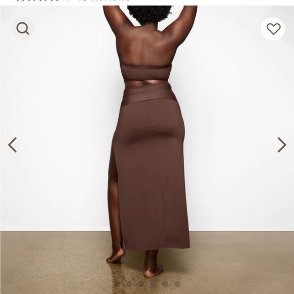 NWT SKIMS SHAPING SWIM LONG SKIRT 3X - Picture 3 of 6